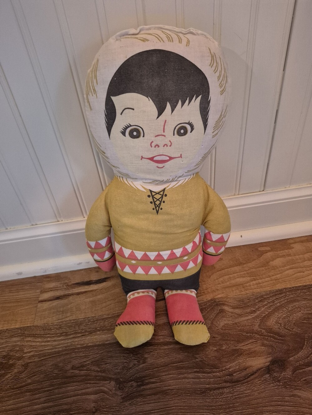 Vintage 1964 Eskimo Pie Stuffed Doll- 15 inches